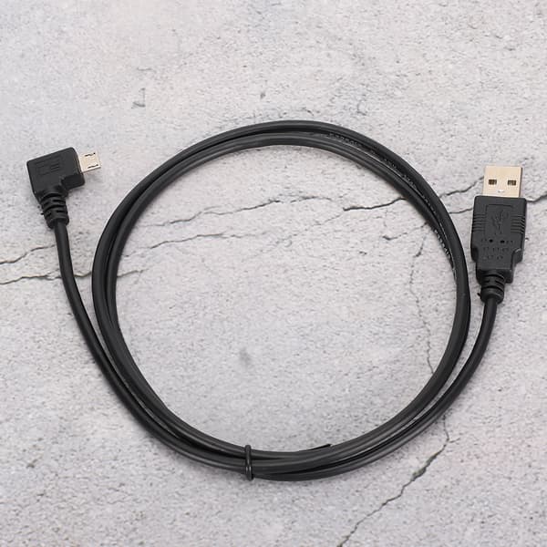 C0402 1M Højre Vinkel Micro USB til USB Opladnings- og Dataoverførselskabel