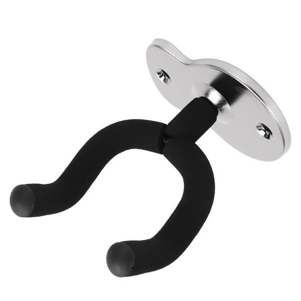 Gitarr Väggfäste Hängare Krok Hållare Stativ Metall Universal för Ukulele Violin Studio Rum Frostat Silver