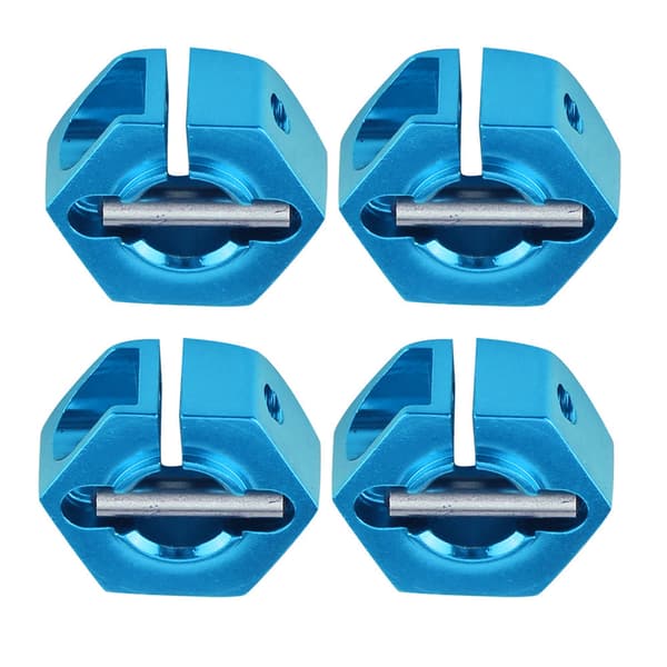 12mm Universal Hjul Hex Nav Adapter för HSP Sakura 1/10 Skala RC Bil (5mm, Blå)