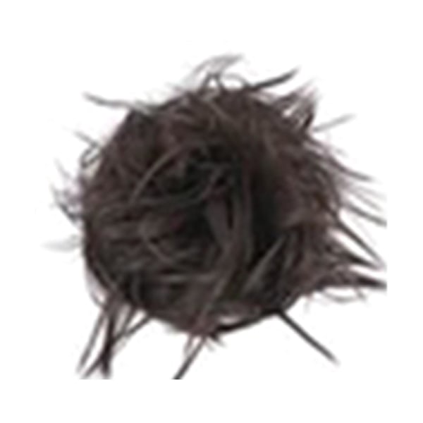 Rodet hårbollestykke pjusket updo bolleparykker med elastiske gummihårforlængelser til frisure 18 6