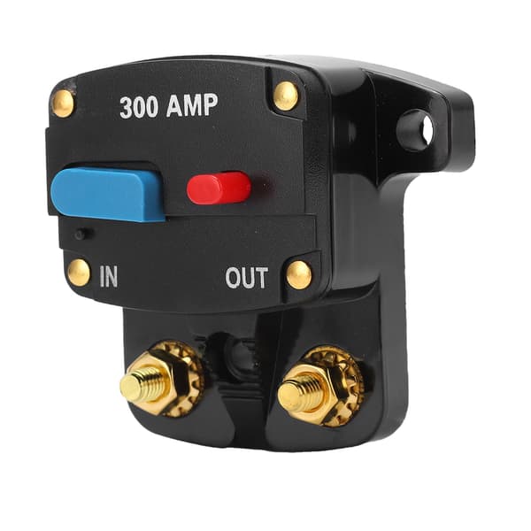 Bil Audio Strømafbryder Manuel Reset Sikring Inline Inverter Holder til Bil Audio Stereo System Båd Lastbiler Busser 300A