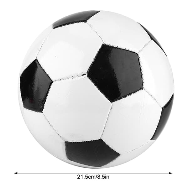 Sorte og hvide fodbolde - størrelse 5, perfekt til studenterholdstræning og børnekampe