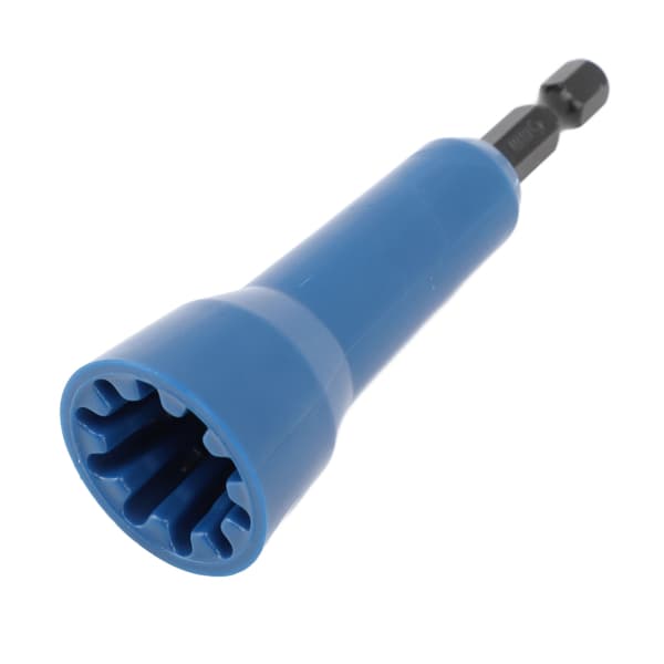 Wire Twist Tool Spinner til Boremaskine med 1/4-tommer Chuck Blå