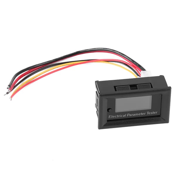 7 i 1 OLED elmätare - spänning, ampere, ström, effekt, energitestare (33V/10A, vit)