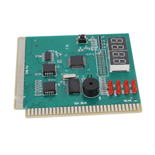 PC Diagnostisk Kort 4-sifret Standard PCI ISA Port Dobbel POST Kode Display Stasjonær Hovedkort