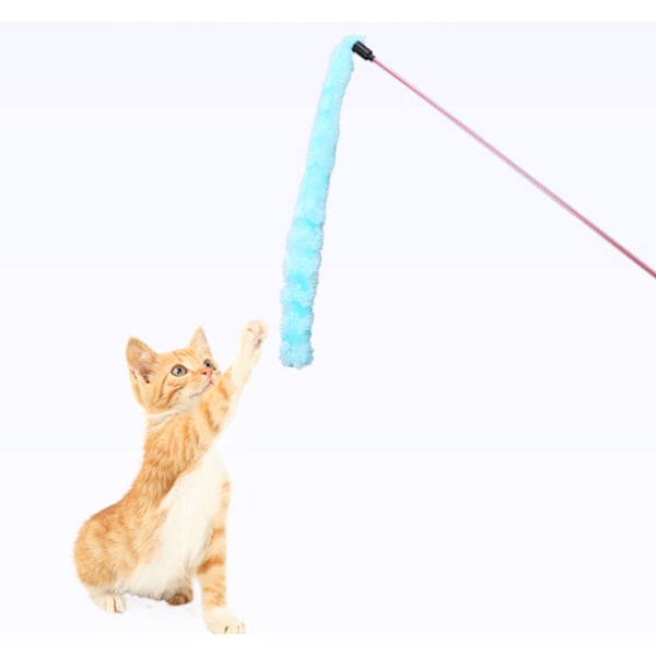 Interaktiv stickkattleksak, rolig fylld stickkattleksak, husdjursleksaker (4-pack)