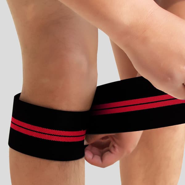 Elastiskt handleds- och knästöd, lindningsskydd för utomhussporter, tyngdlyftning, knäskydd för knäböj