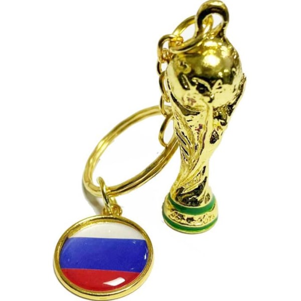 Kreativ fodbold metal nøglering (Rusland)