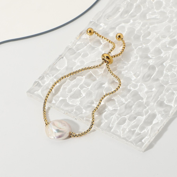 Armbånd Barok Pearl Daily Outfit Metallic Element B1450