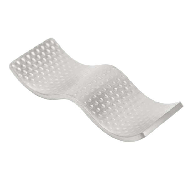 Rustfrit stål, dobbelt anvendelse, non-stick, elegant spisepindeholder til ske, gaffel, sølv