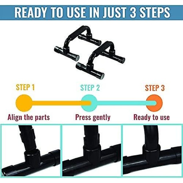 Lätt träningsutrustning, Push Up Stand Träning Power Trainer Bröstexpander Paralettstänger Låga Paralleller Sport Fitness Stativ Kropp För Calisthenic
