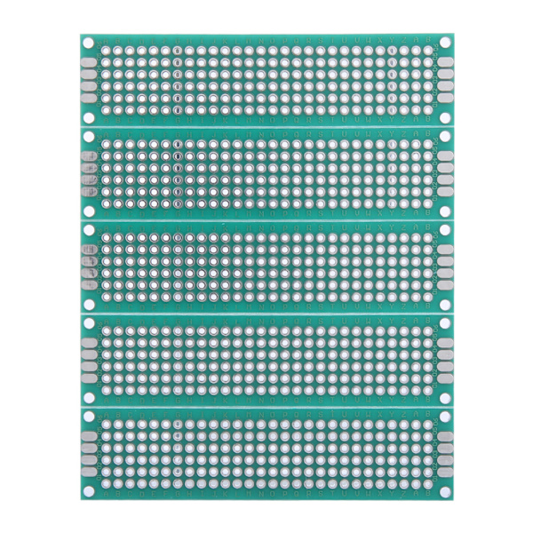 10 st 2x8cm dubbelsidig prototyp PCB kopplingsdäck universalbräda