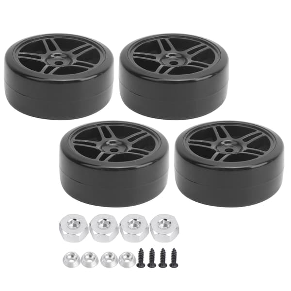 63 mm diameter RC Modifiering Drift halkfria däck Gummidäck Passar till WPL D12 1/10 bil