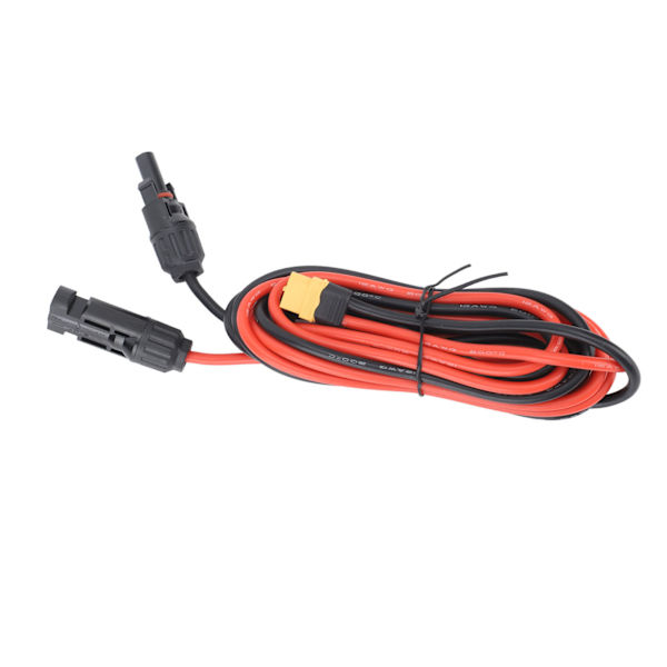 Solopladningskabel XT60 Adapter til Panelgenerator Bærbar Power Station Controller