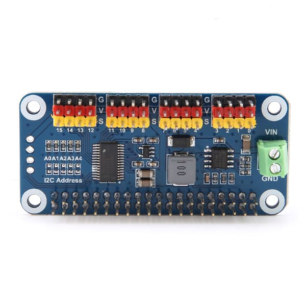 16-kanals 2-bitars upplösning Aktuatordrivkort för Raspberry Pi