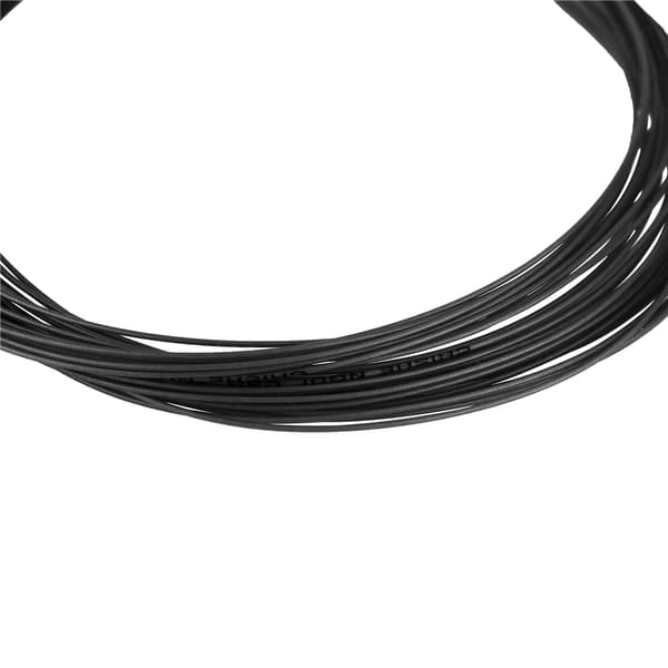 Slidstærk nylon badmintonketcher strenglinje (sort, 10m)