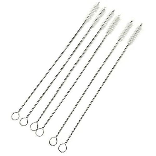 3 x 6 kpl pyöreä pää nylon ruostumaton teräs kahva olkien puhdistusharjat