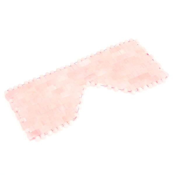 Jade Sten Rosenkvarts Kall Terapi Ögonmask Massager