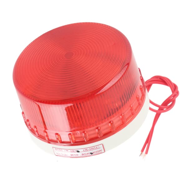 Mini LED Beacon Varsel Strobe Signal Blinkende Enhet AC220V