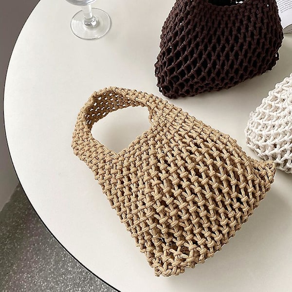 Sommer strandtaske, håndlavet taske Dame håndtaske 22x17(cm) C25