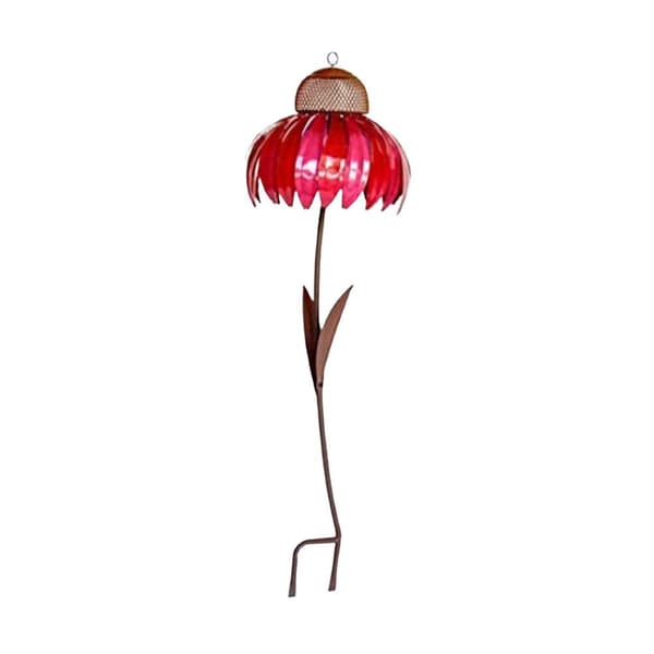 Jern Stående Solhat Fuglefoder Havekunst Metal Blomsterstang Baghave Dekoration