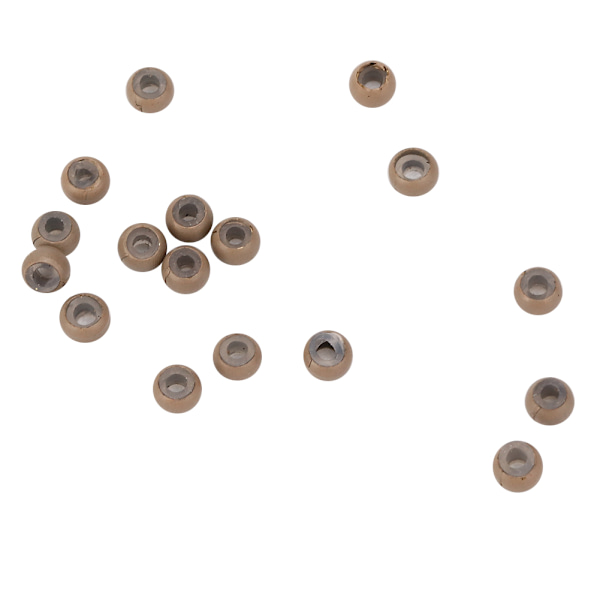 1000 st 3 mm x 2 mm Ljusbruna Silikon Micro Links Ringar Hårförlängningspärlor