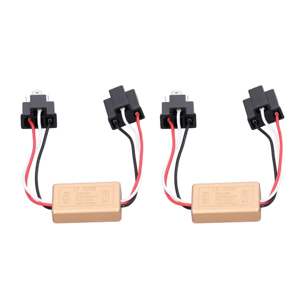 LF 300B H4 2 LED Strobe Modul Kontinuerlig Stroboskopisk Lysstyring til Bilforlygter 9 til 30V