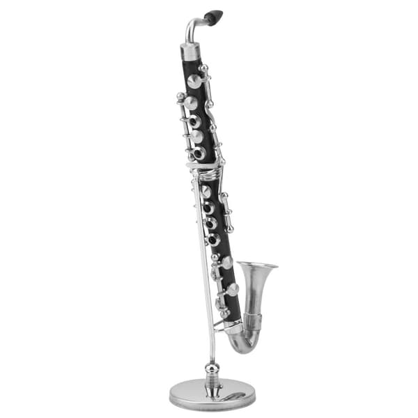 Miniatyr bas klarinet model - Ornament til musikinstrumenter