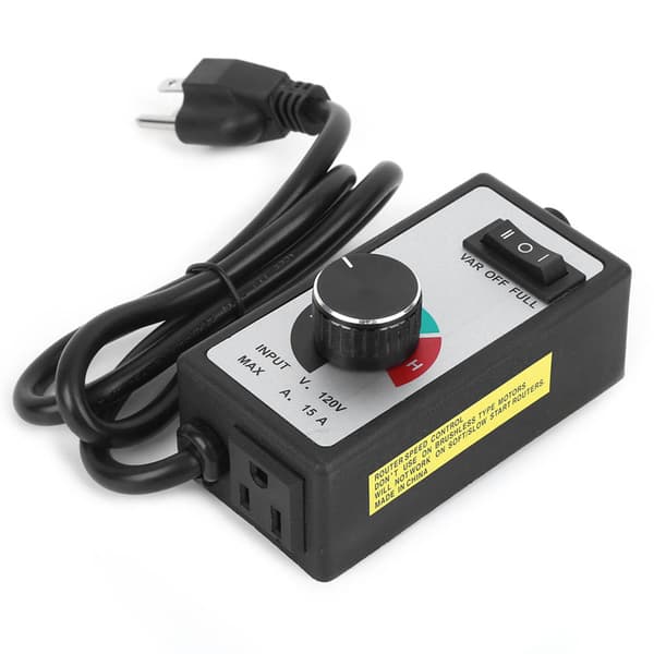 1800W Variabel Hastighetskontroll Hydroponisk Inline Avgasfläkt 110V US-kontakt 2m Kabel