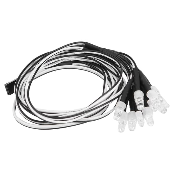 12 STK 5mm 3mm LED Forlygter Baglygter RC Drift Bil Model Tilbehør