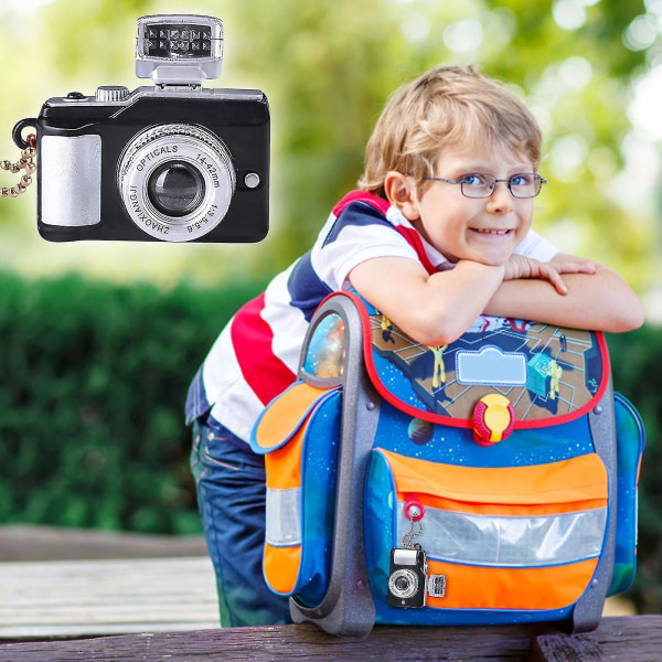 Minikamera Med LED-ljus Ka-ca Shutter Sound Nyckelring Kamera Nyckelring Kreativ present till barn