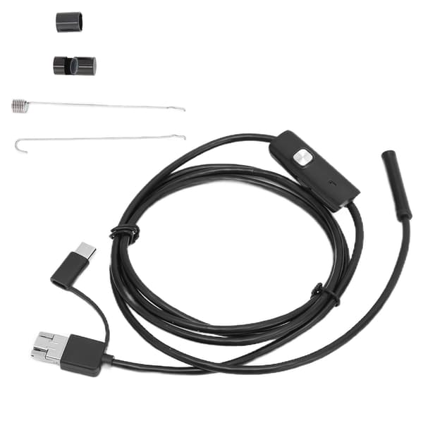 3 i 1 HD Endoskop Bilreparation Luftkonditionering Kanal Mikro Kamera för Android Telefon Dator