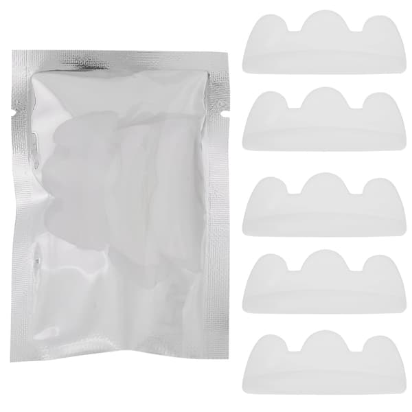 5 par silikon ögonfranspermanentkuddar ögonfransböjare lyftskydd patch sminkverktyg