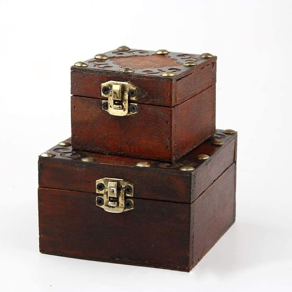 20st antika haspar Järnlåsspärrar för smycken Bröststammen resväska Spänne Clip Spänne Vintage Hardware 3x2,8cm