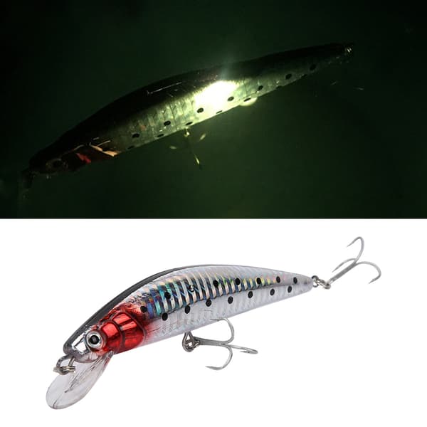 12cm Laddningsbart Elektriskt Minnow Float Bete för Fiske