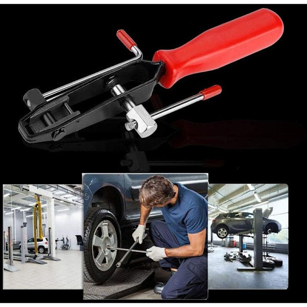 24 cm sidavbittång autoreparation demonteringstång med röd jacka