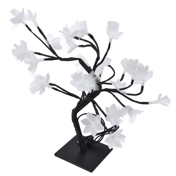 24 LED Fiber Optic USB-driven Simuleringsblomma Lampa Heminredning