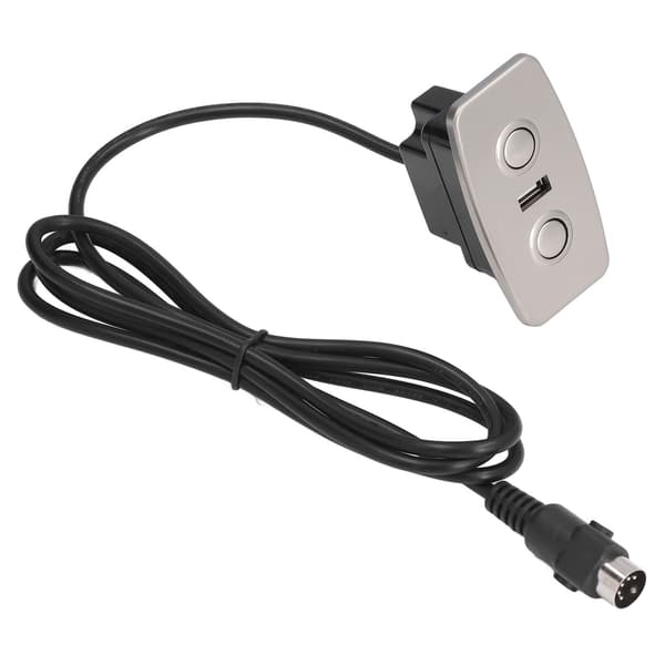 USB-lader 5-pinners rett lysfri elektrisk sofakontroll for hjemmesoverom