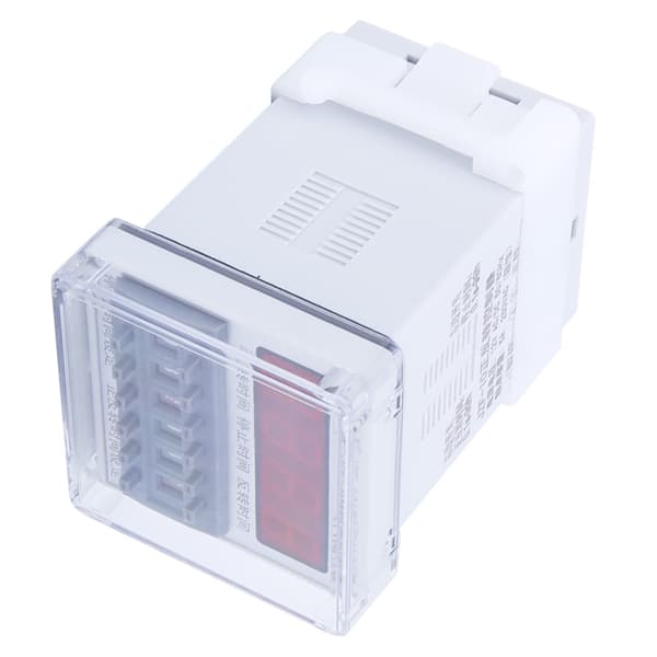 BERM JZF 10A LCD Timer Motor CW CCW Kontrollenhet Timing Switch 0.1S til 99H 12V AC DC