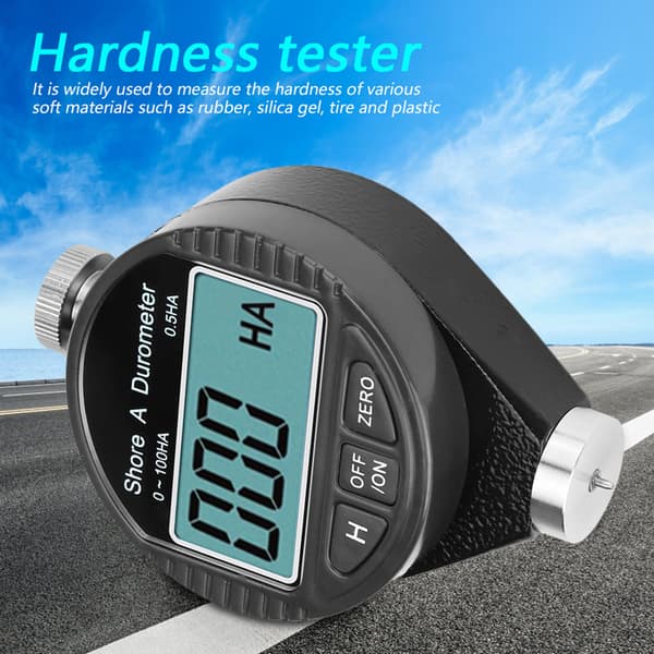 Digital 100HD Shore Durometer Hardhetsmåler LCD-skjerm
