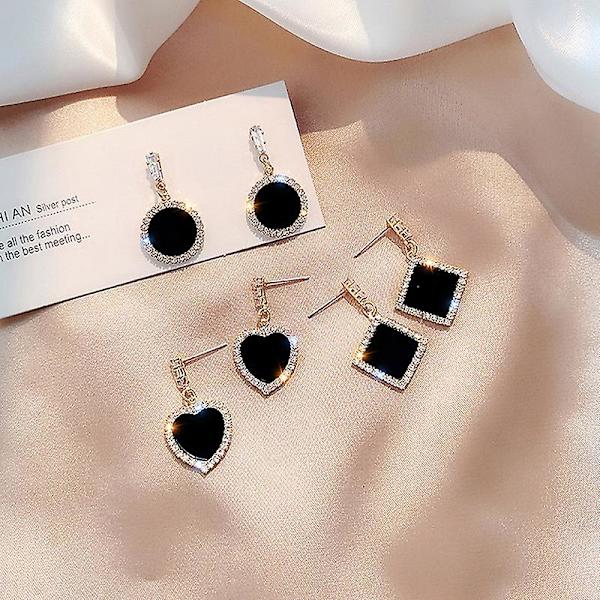 Øreringe Hoop Stud Fashion smykker B2064 102