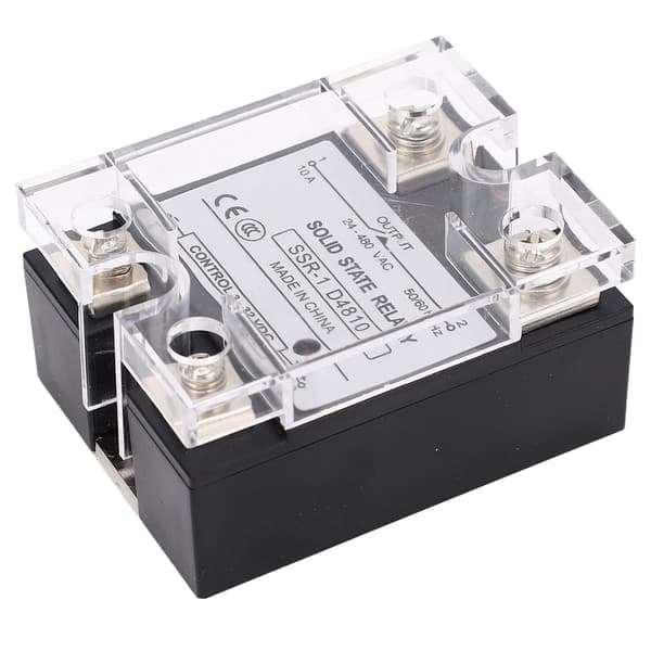 10A Solid State -releen DC-ohjaus AC SSR -moduuli 24-480VAC kuormitusjännite