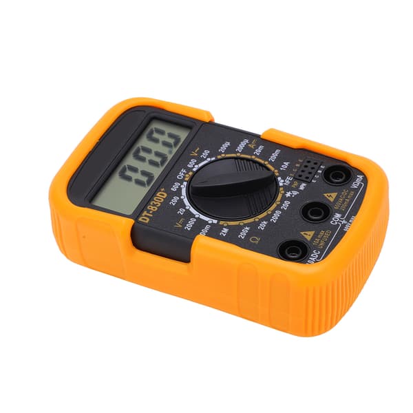 Bærbar digital multimeter DT830D+ til spændingstestning i laboratorium og fabrik