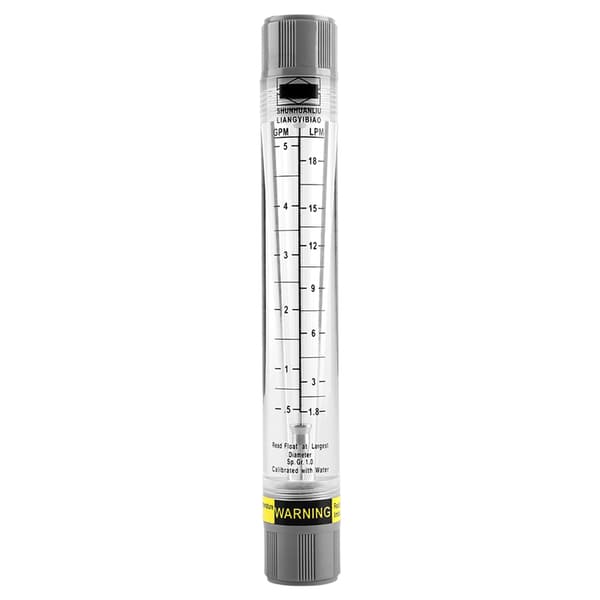 Inline Flow Meter til Væskerør 0.5-5 GPM 1.8-18 LPM