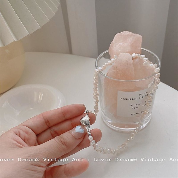 Halskæde Pearl Heart Stud Fashion smykker Ac1613