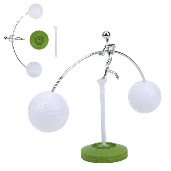 Mini Golfboll Balansställ med Bas Hemmakontor Skrivbordsdekor