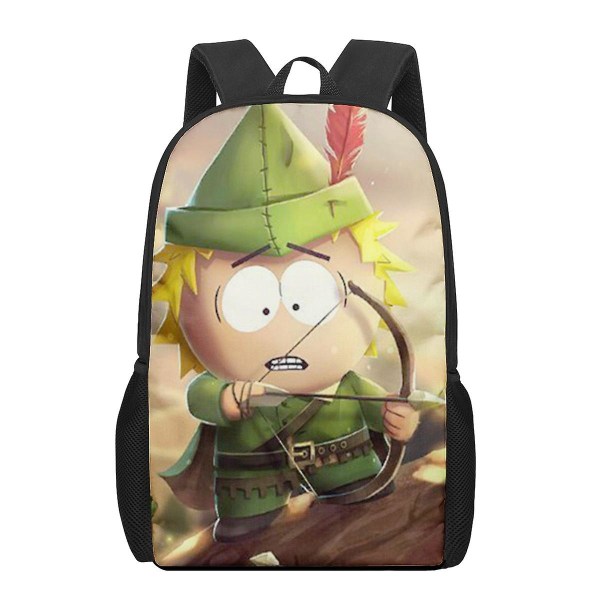 South-park 16 tuuman 3d Print Lasten koululaukut Ortopedinen reppu-32 32