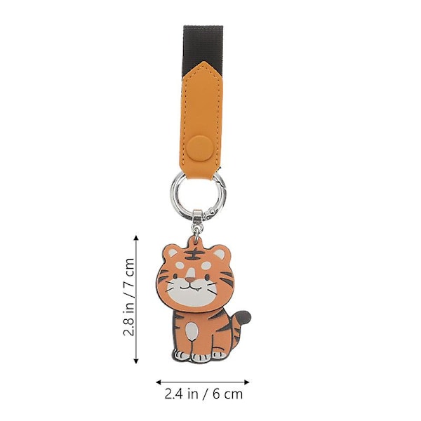 1kpl Suloinen Tiger Avaimenperä Riipus Pieni Hieno Avaimenperä Riippuva Decor Avaimenperä Tiger Riipus 7.08X6.1CM Belt models