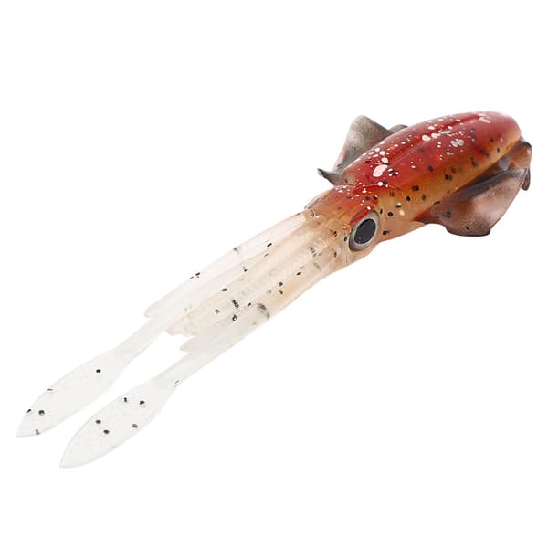 PVC Kunstig Simulation Blød Blæksprutte Jig Form Lysende Lokkemad Fiskegrej