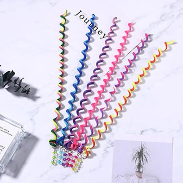 6 kpl Kampaamotyökalut Hiusten letitys Twist Curler Muotoilu Kannettava Naisille Multicolour